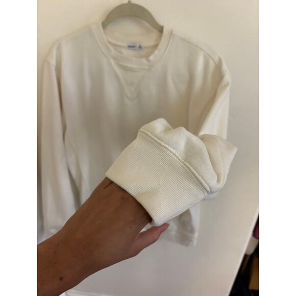 Katin Sweatshirt Mens Small Cream Crewneck - Picture 5 of 8